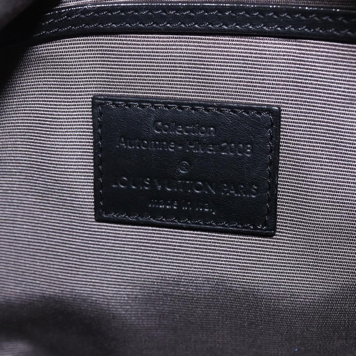 LOUIS VUITTON Paris Speedy Cube Hand Bag Leather Black M95816 LV Auth 146562SM