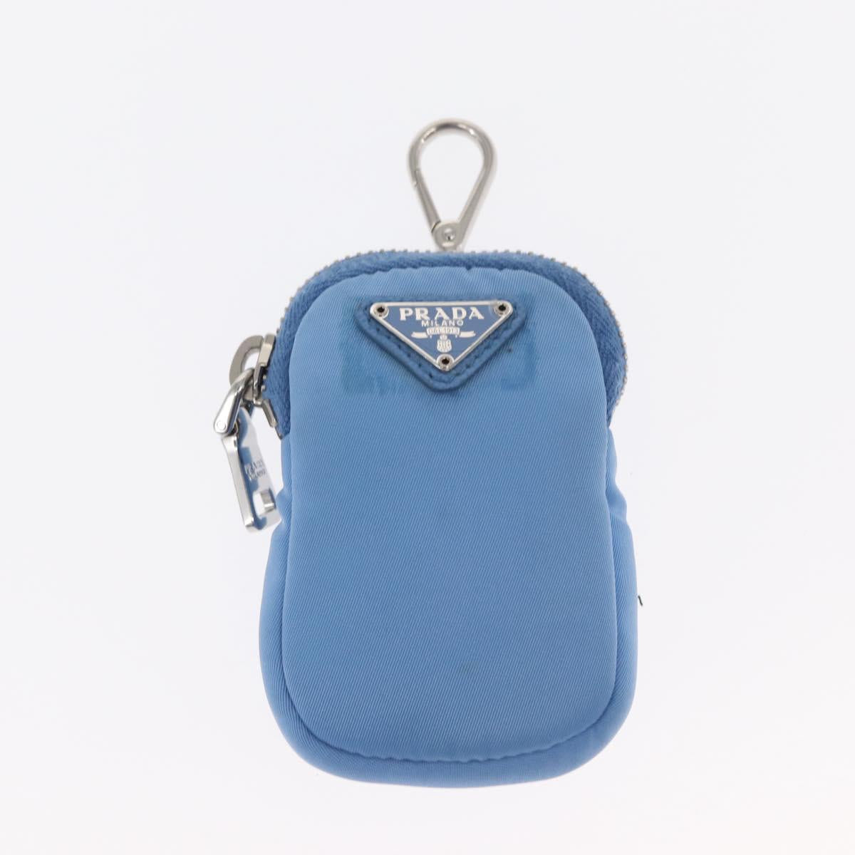 PRADA Re-edition Shoulder Bag Nylon 2way Light Blue 1BH204 Auth 146563SAM