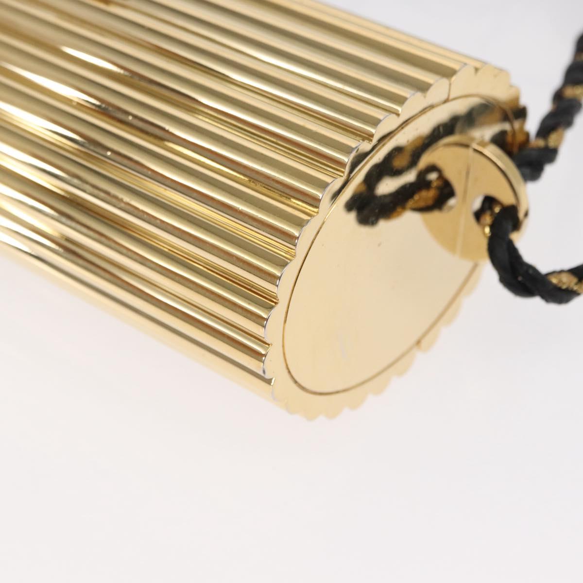 SAINT LAURENT Chain Cassandra Shoulder Bag plastic Gold Auth 146564SAM