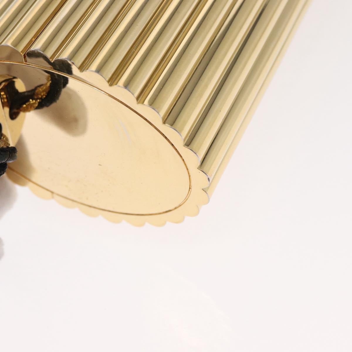 SAINT LAURENT Chain Cassandra Shoulder Bag plastic Gold Auth 146564SAM