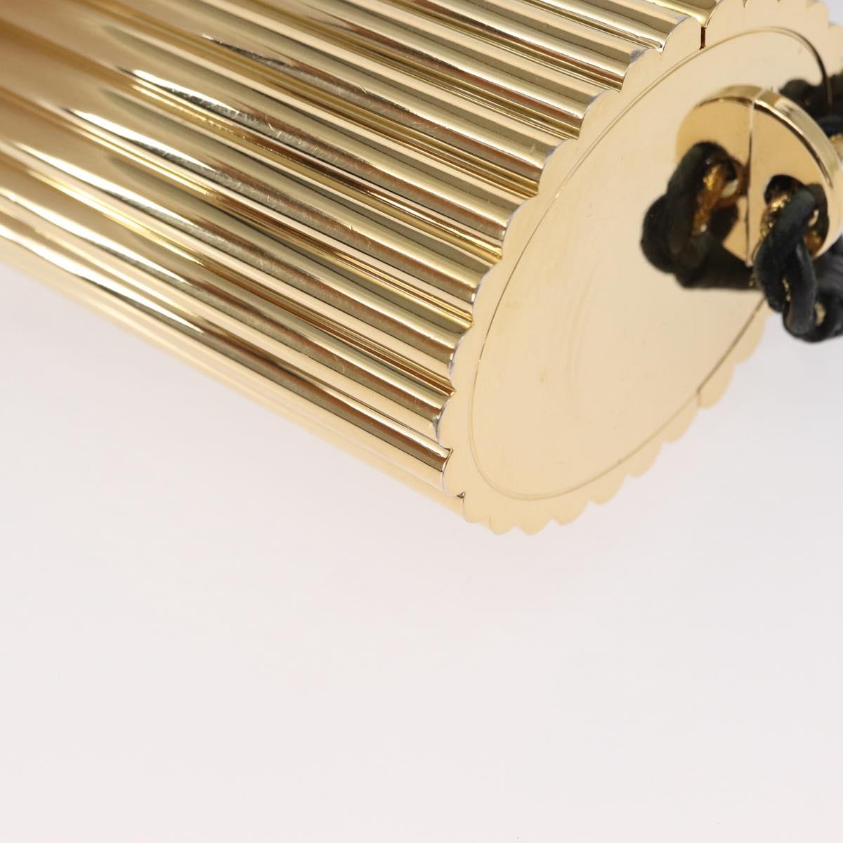 SAINT LAURENT Chain Cassandra Shoulder Bag plastic Gold Auth 146564SAM