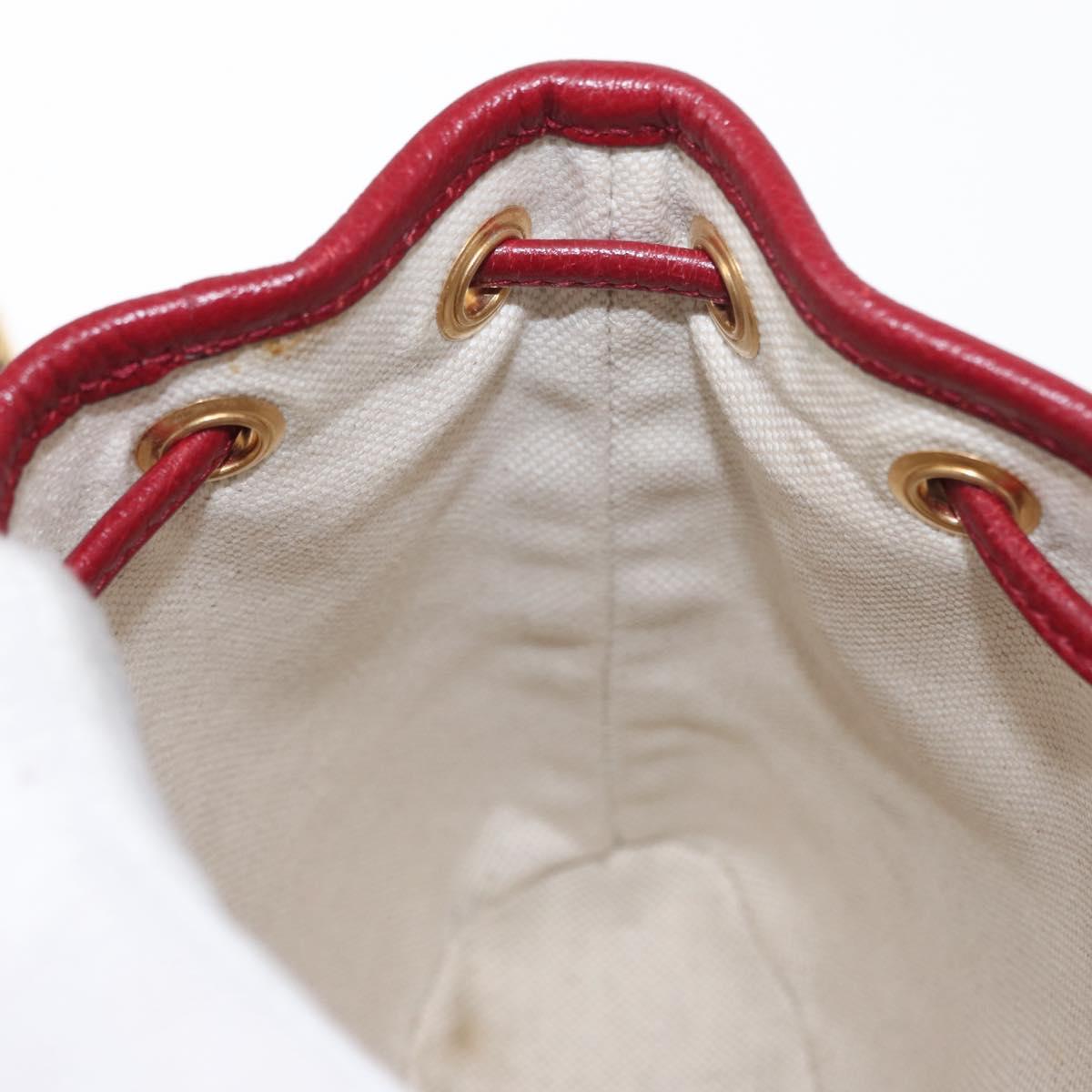 GUCCI Micro GG Supreme Doraemon Collaboration Bag PVC Beige 647801 Auth 146566SM