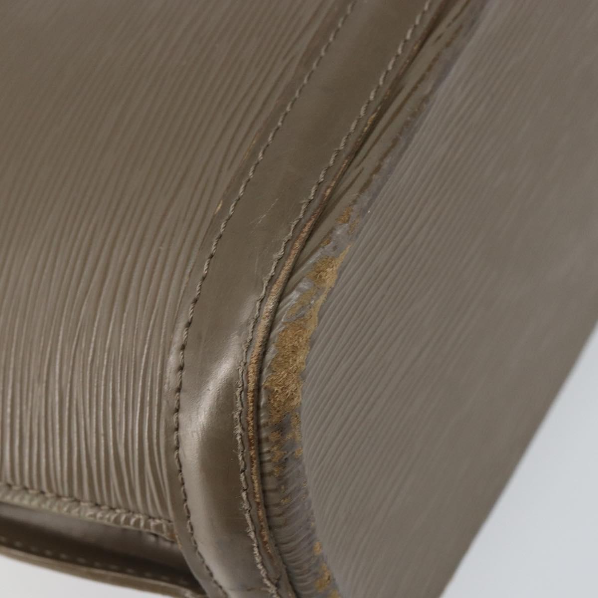 LOUIS VUITTON Epi Lussac Shoulder Bag Gray pepper M5228C LV Auth 146588