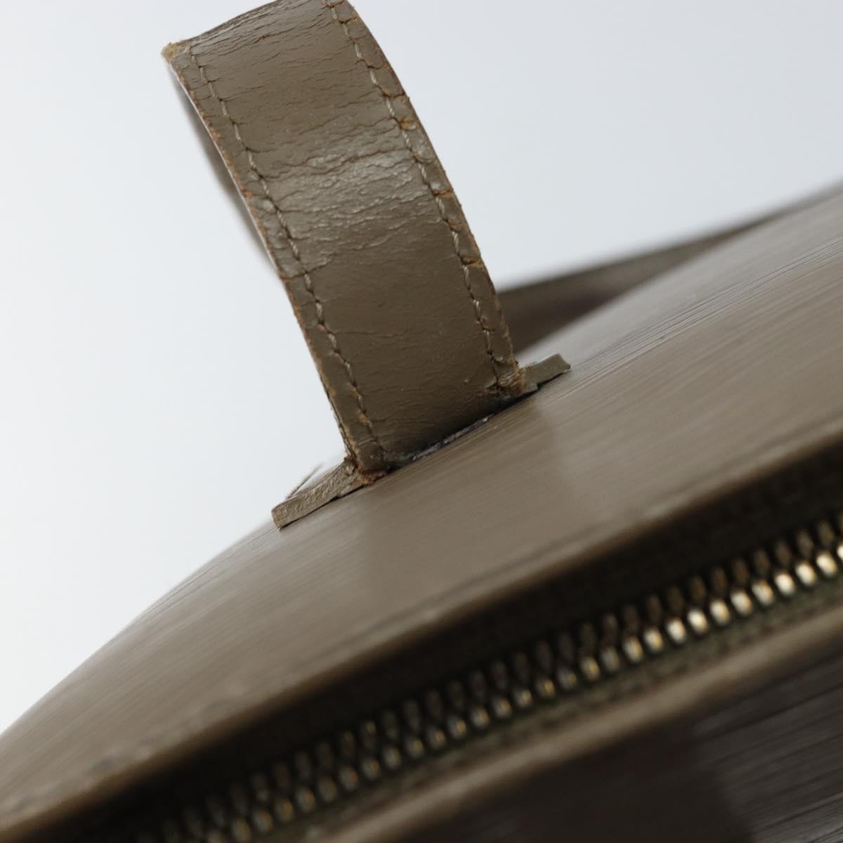 LOUIS VUITTON Epi Lussac Shoulder Bag Gray pepper M5228C LV Auth 146588