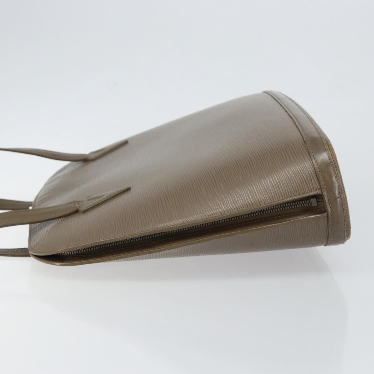 LOUIS VUITTON Epi Lussac Shoulder Bag Gray pepper M5228C LV Auth 146588