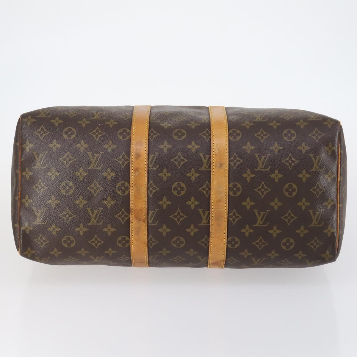 LOUIS VUITTON Monogram Keepall 45 Boston Bag M41428 LV Auth 146595