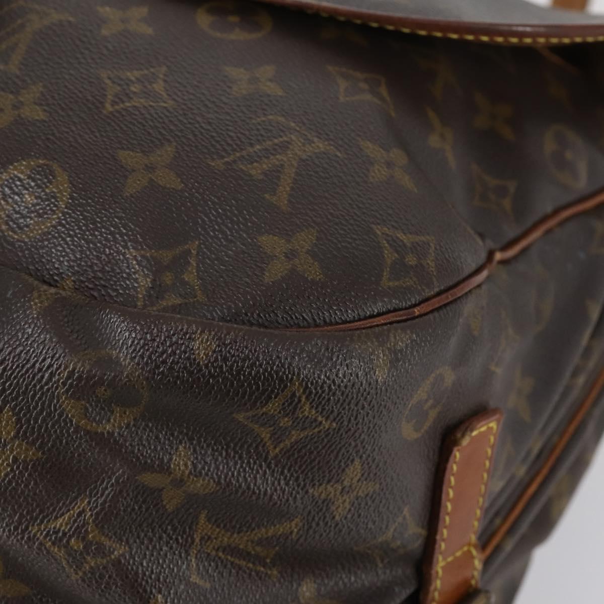 LOUIS VUITTON Monogram Saumur 35 Shoulder Bag M42254 LV Auth 146596