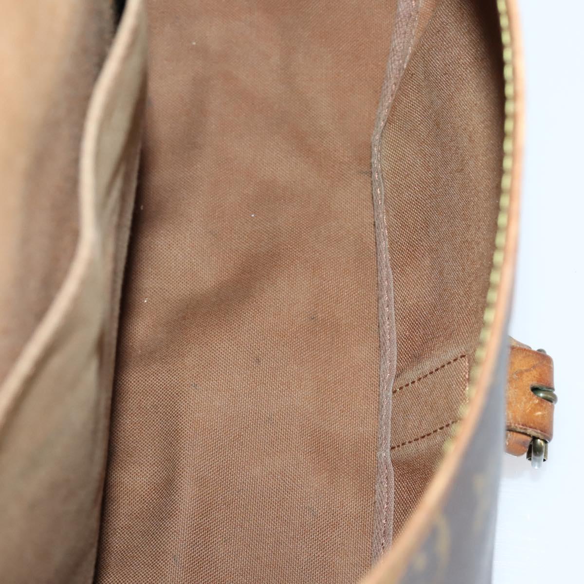 LOUIS VUITTON Monogram Saumur 35 Shoulder Bag M42254 LV Auth 146596