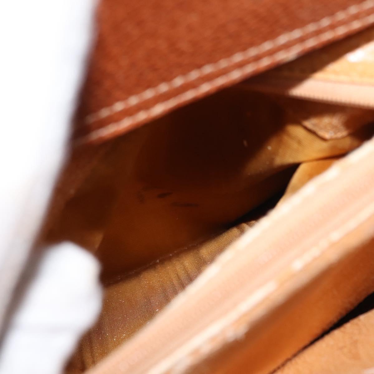 GUCCI Bamboo Hand Bag Leather Brown Gold 002 2853 0260 0 Auth 146606