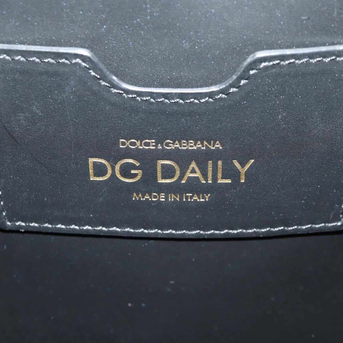 DOLCE&GABBANA Graffiti DAILY Hand Bag Leather Multicolor Auth 146637A