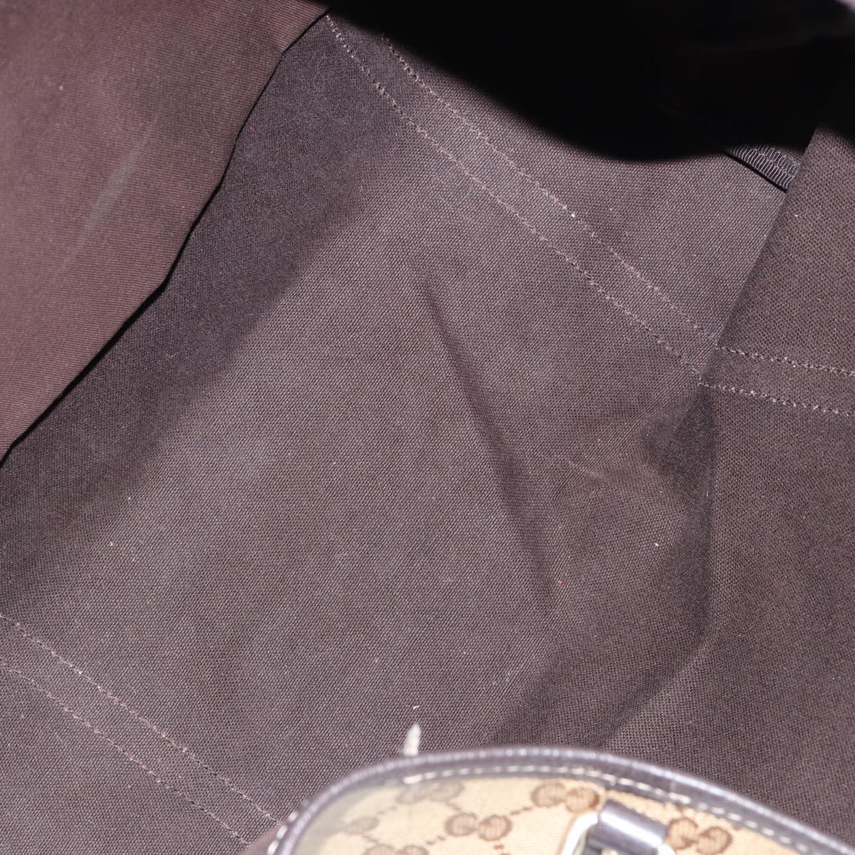 GUCCI GG Crystal Tote Bag Coated Canvas Outlet Beige Gold 265695 Auth 146641