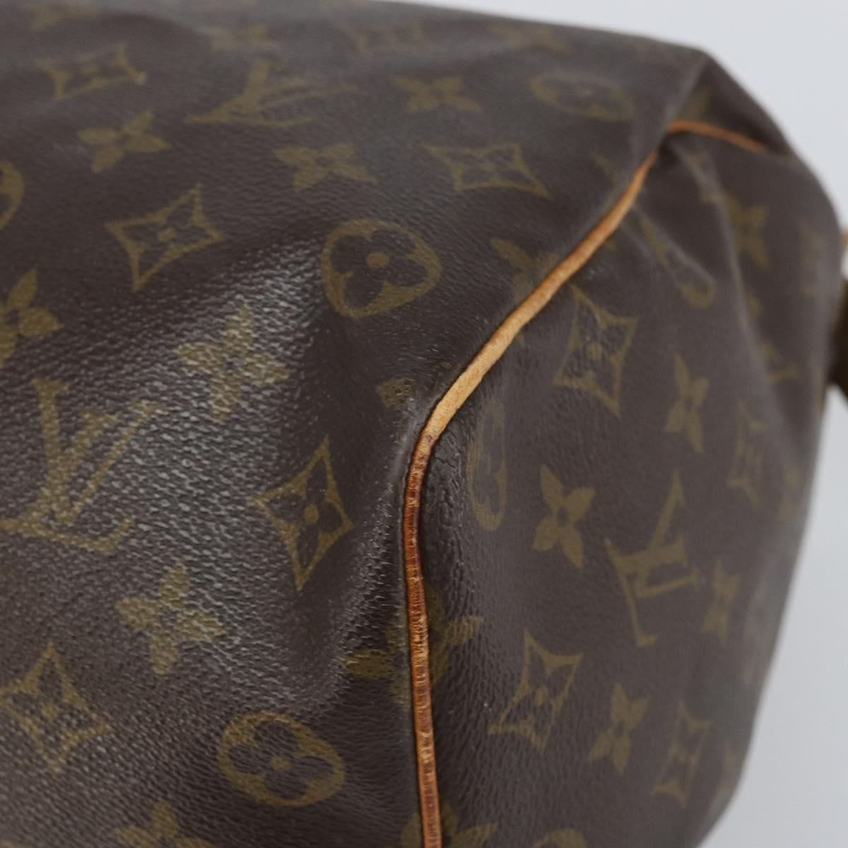 LOUIS VUITTON Monogram Speedy 35 Hand Bag M41524 LV Auth 146647
