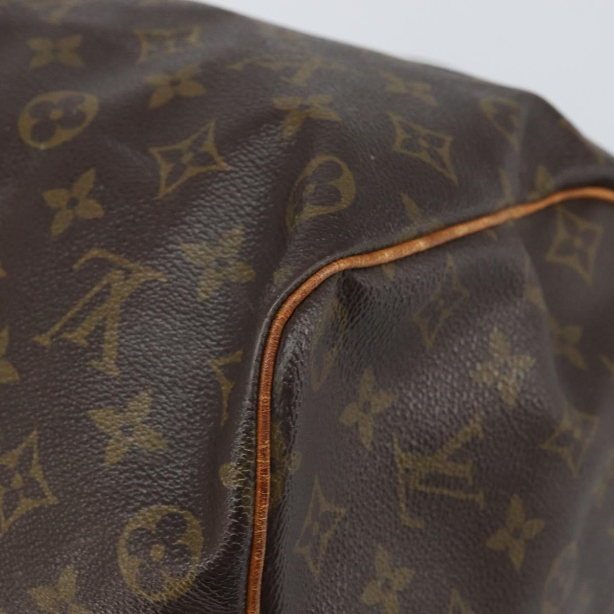 LOUIS VUITTON Monogram Speedy 35 Hand Bag M41524 LV Auth 146647