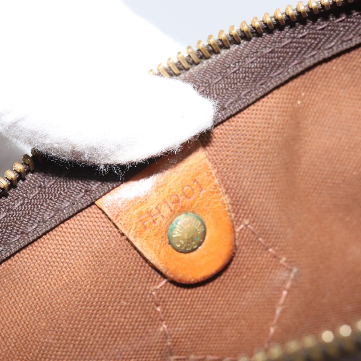 LOUIS VUITTON Monogram Speedy 35 Hand Bag M41524 LV Auth 146647