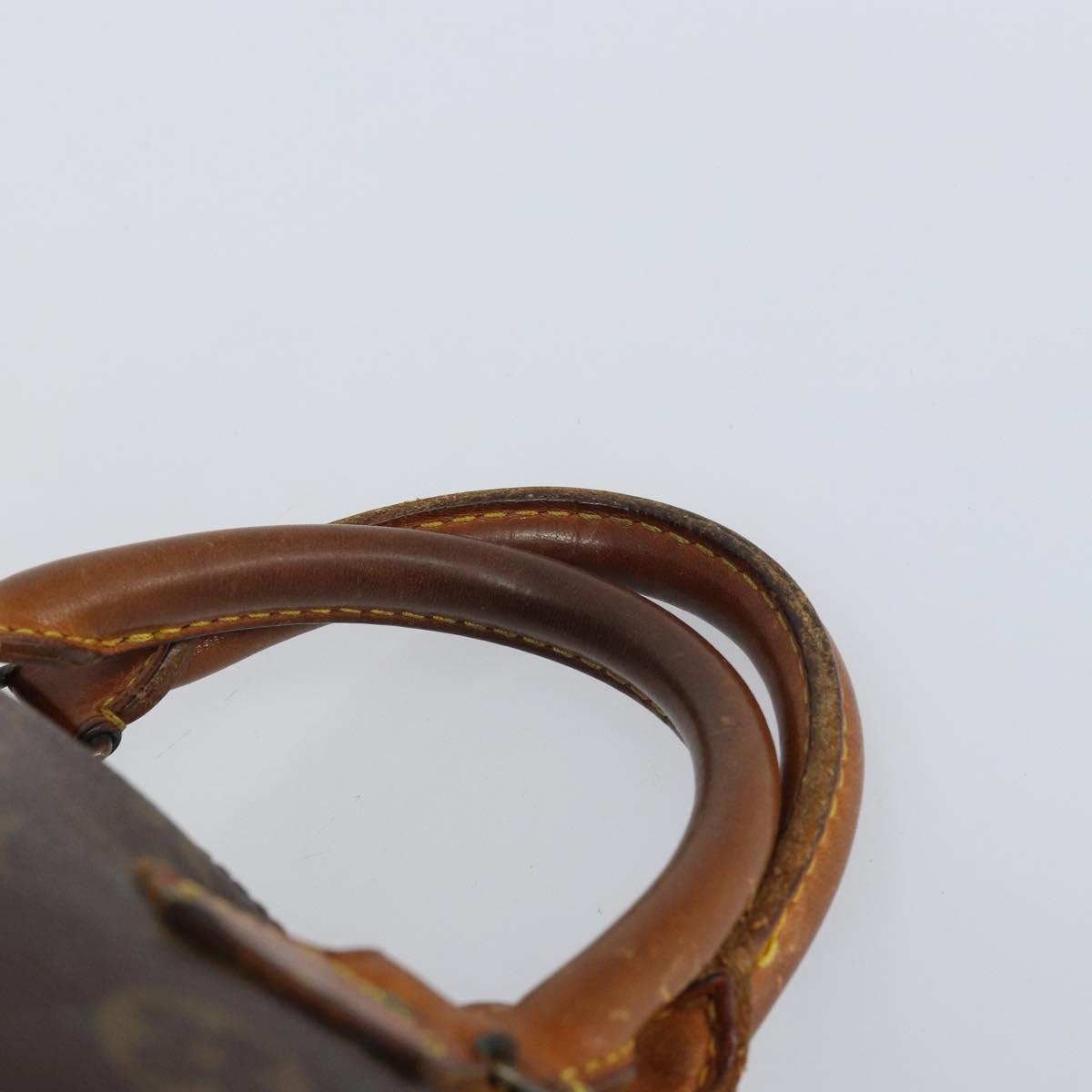 LOUIS VUITTON Monogram Speedy 35 Hand Bag M41524 LV Auth 146647