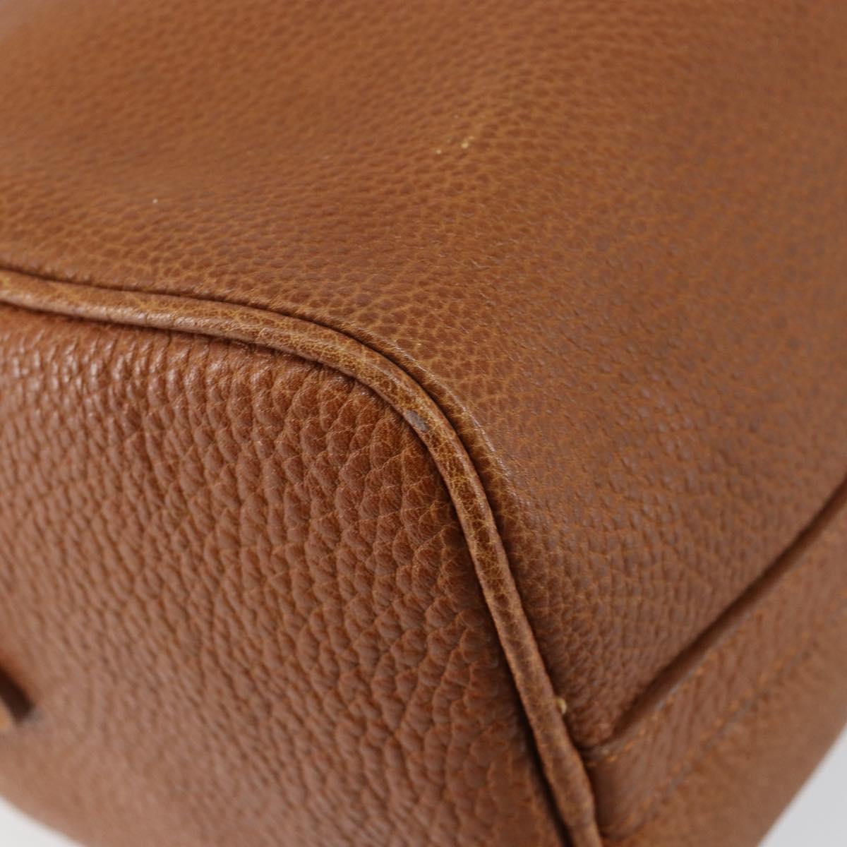 Poro Ralph Lauren Hand Bag Leather Brown Auth 146652