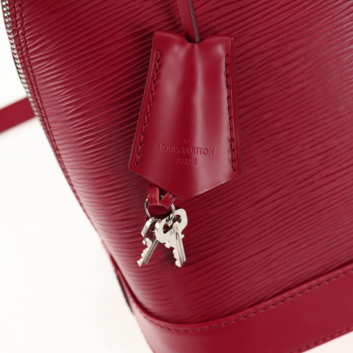 LOUIS VUITTON Epi Alma PM Hand Bag Fuchsia M40490 LV Auth 146653V