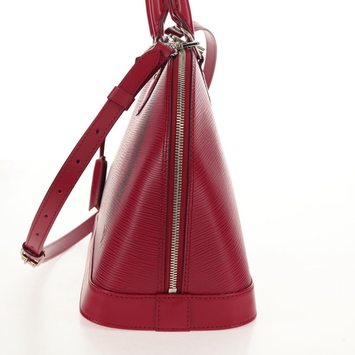LOUIS VUITTON Epi Alma PM Hand Bag Fuchsia M40490 LV Auth 146653V