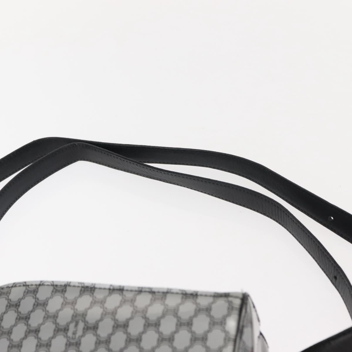 CELINE Macadam Canvas Backpack Silver Auth 146658