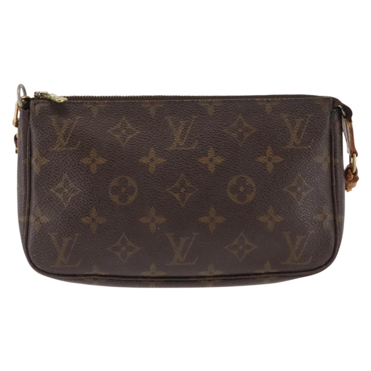 LOUIS VUITTON Monogram Pochette Accessoires Pouch M51980 LV Auth 146660