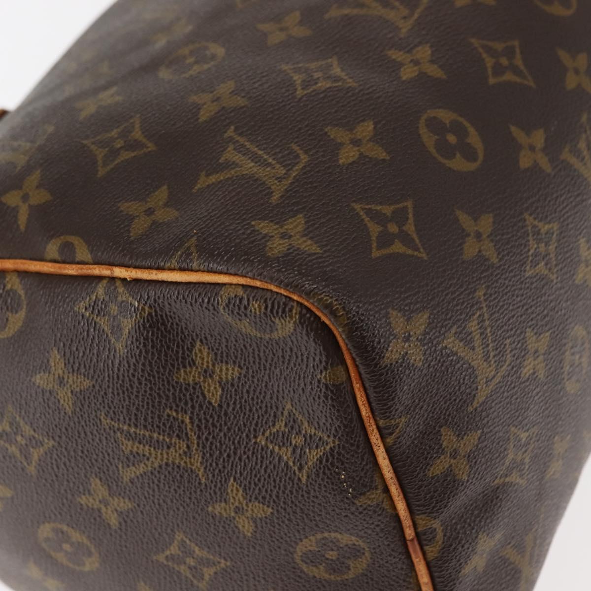 LOUIS VUITTON Monogram Speedy 30 Hand Bag M41526 LV Auth 146662