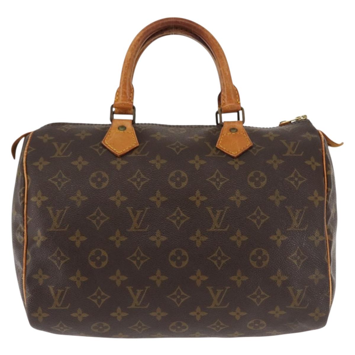 LOUIS VUITTON Monogram Speedy 30 Hand Bag M41526 LV Auth 146662