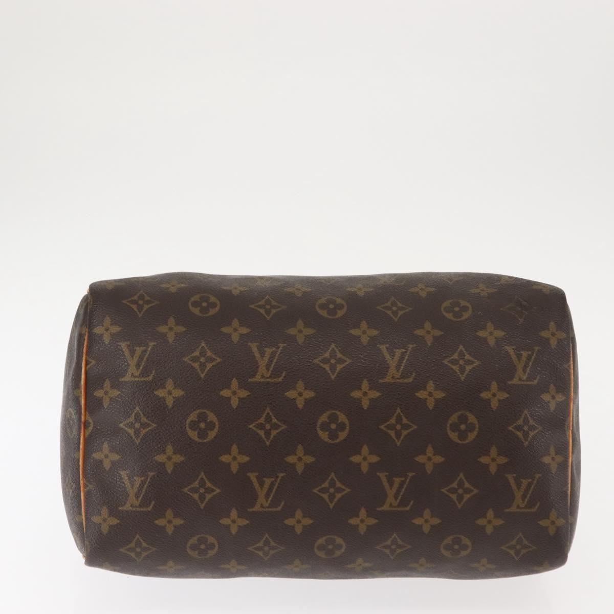 LOUIS VUITTON Monogram Speedy 30 Hand Bag M41526 LV Auth 146662