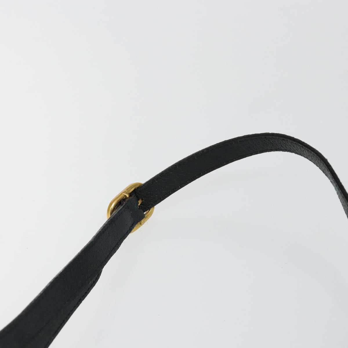 GUCCI GG Supreme Sherry Line Shoulder Bag PVC Navy Red 56 02 005 Auth 146673