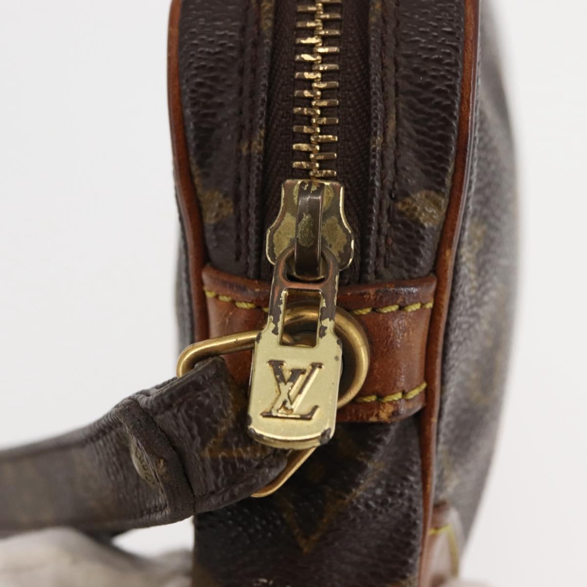 LOUIS VUITTON Monogram Marly Dragonne PM Clutch Bag M51827 LV Auth 146679