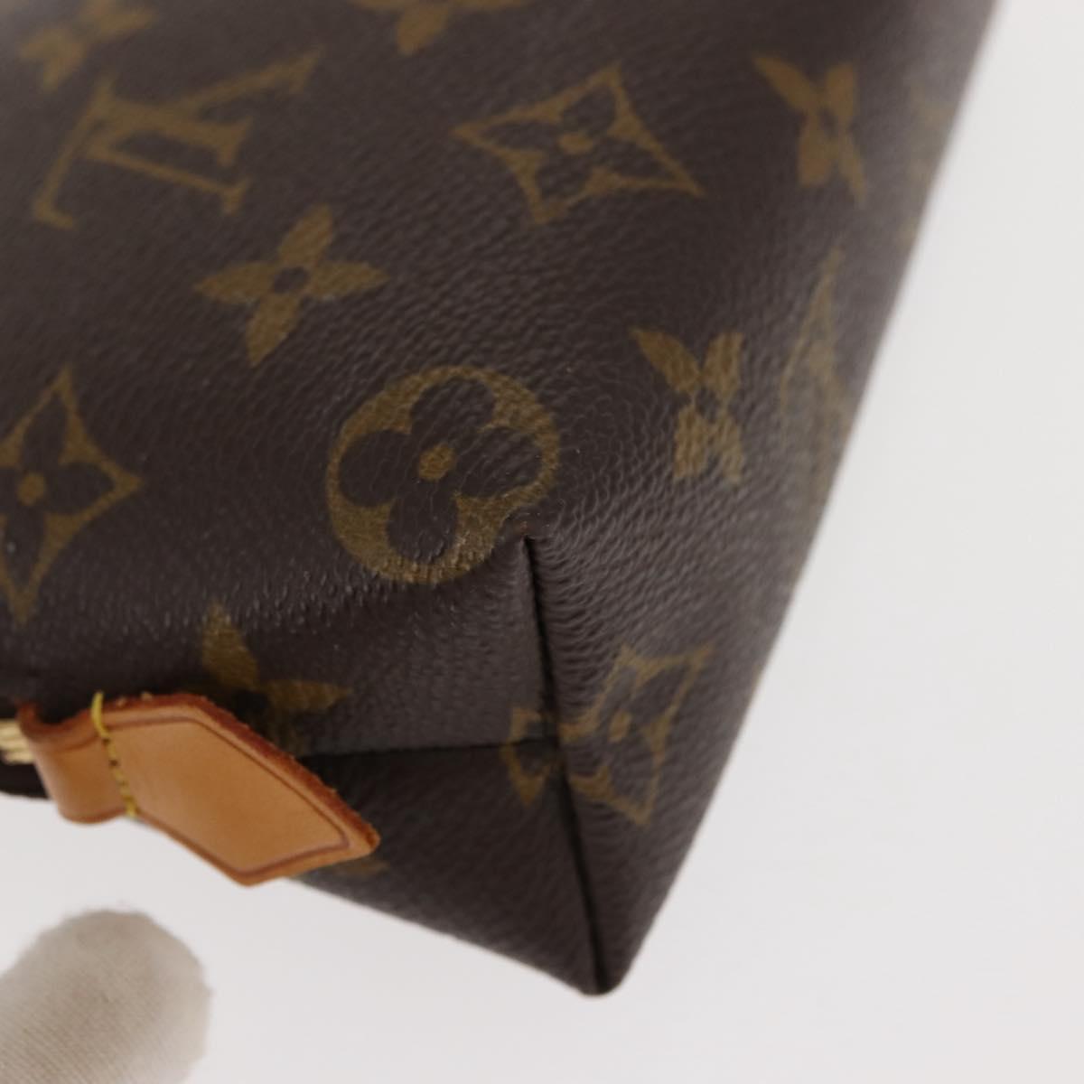 LOUIS VUITTON Monogram Pochette Cosmetic PM Cosmetic Pouch M47515 LV Auth 146683