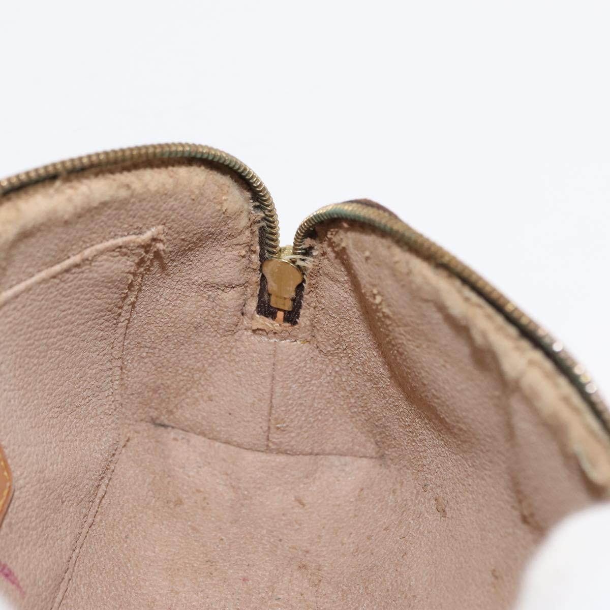 LOUIS VUITTON Monogram Pochette Cosmetic PM Cosmetic Pouch M47515 LV Auth 146683