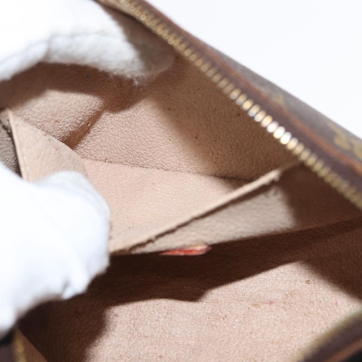 LOUIS VUITTON Monogram Pochette Cosmetic PM Cosmetic Pouch M47515 LV Auth 146683