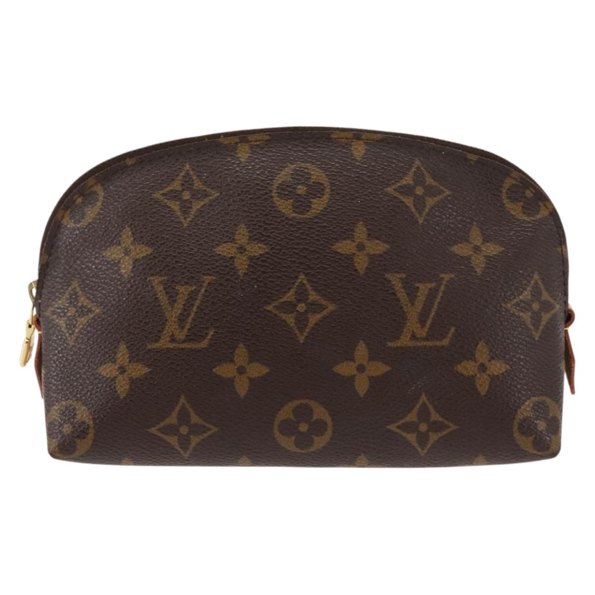 LOUIS VUITTON Monogram Pochette Cosmetic PM Cosmetic Pouch M47515 LV Auth 146683