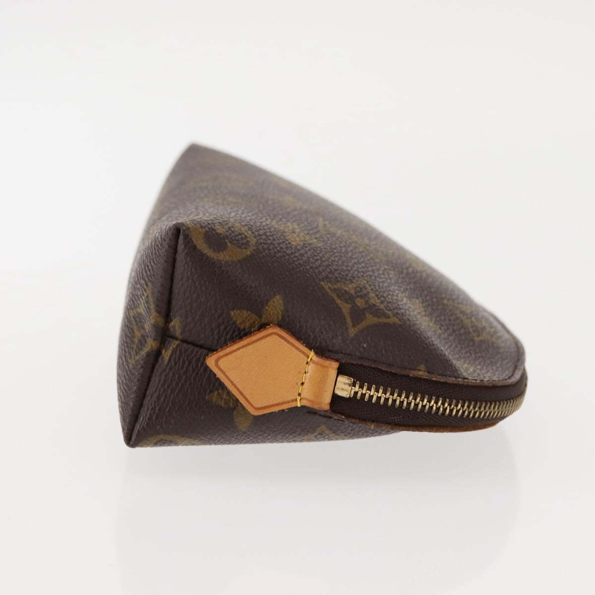 LOUIS VUITTON Monogram Pochette Cosmetic PM Cosmetic Pouch M47515 LV Auth 146683