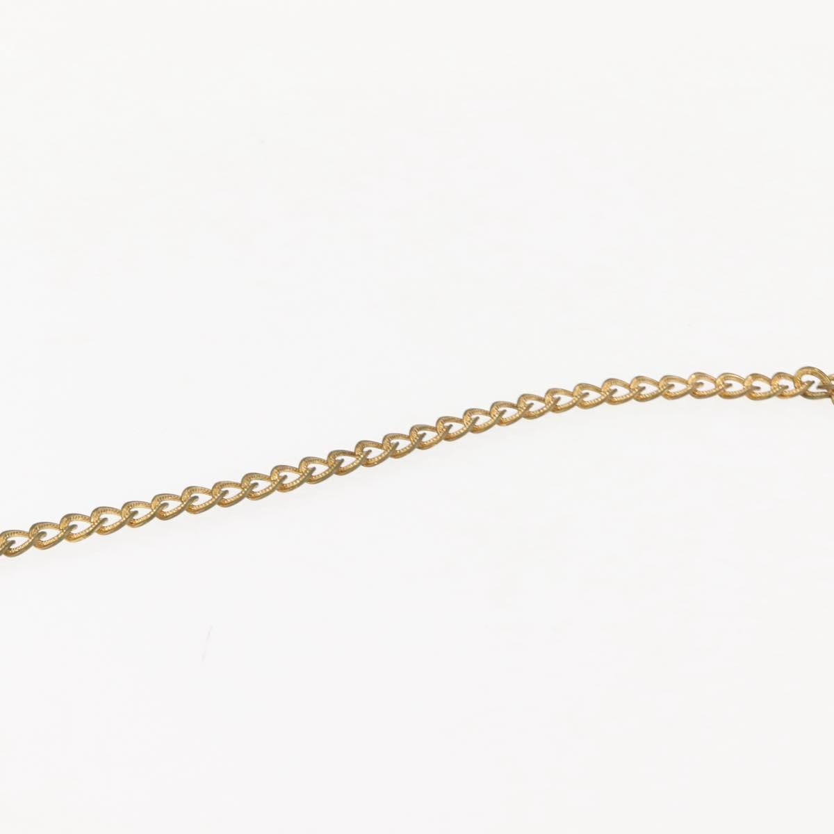 GIVENCHY Chain Shoulder Bag Leather Black Gold Auth 146686