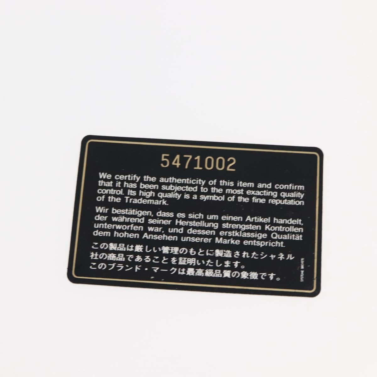 CHANEL Hand Bag Nylon Gray CC Auth 146688