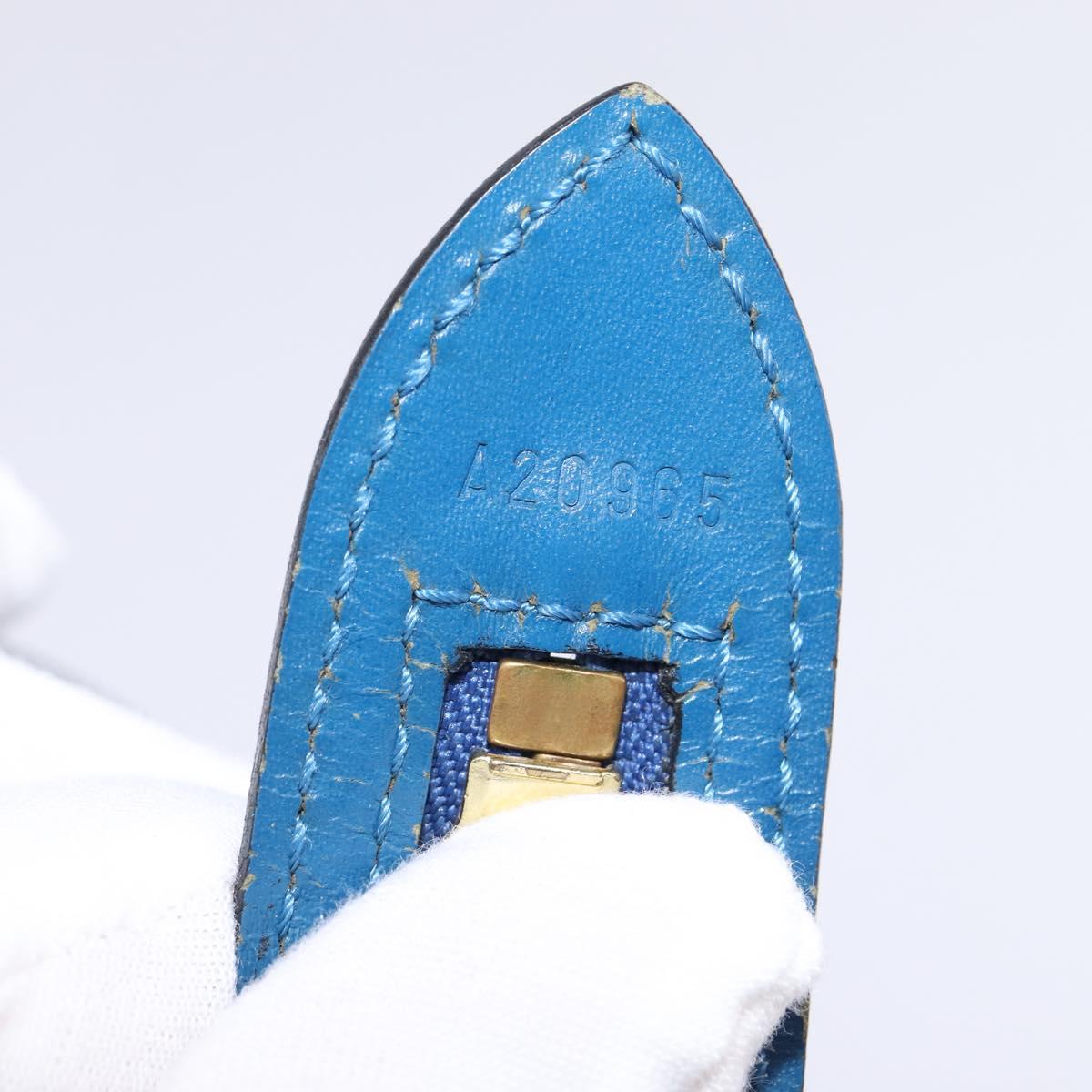 LOUIS VUITTON Epi Saint Jacques Shopping Shoulder Bag Blue M52275 LV Auth 146699