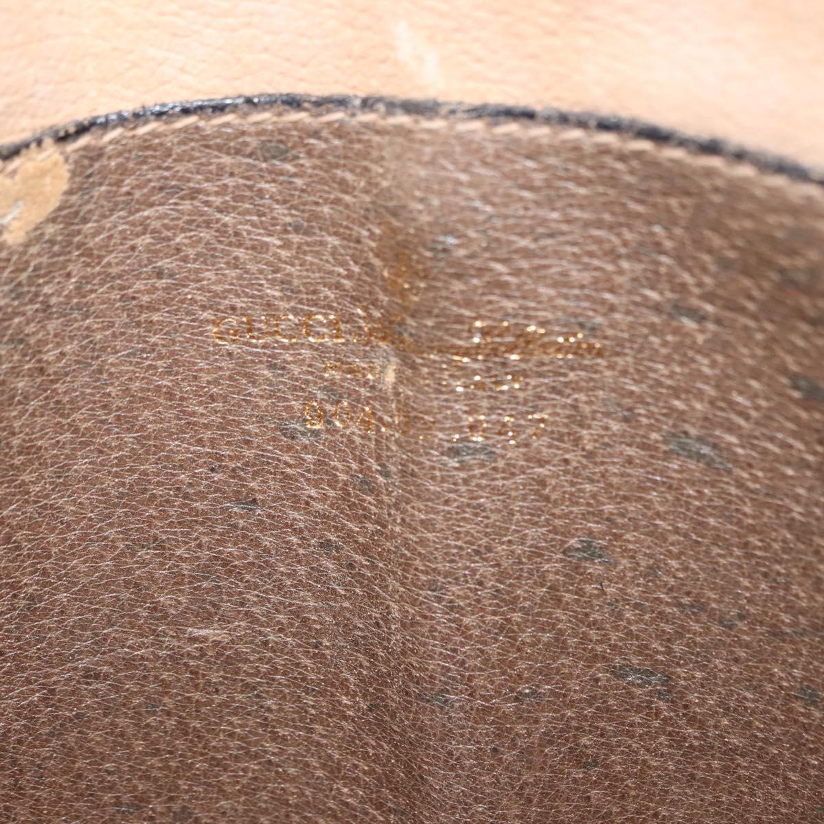 GUCCI GG Supreme Web Sherry Line Bag PVC Beige Gold 904 02 047 Auth 146714