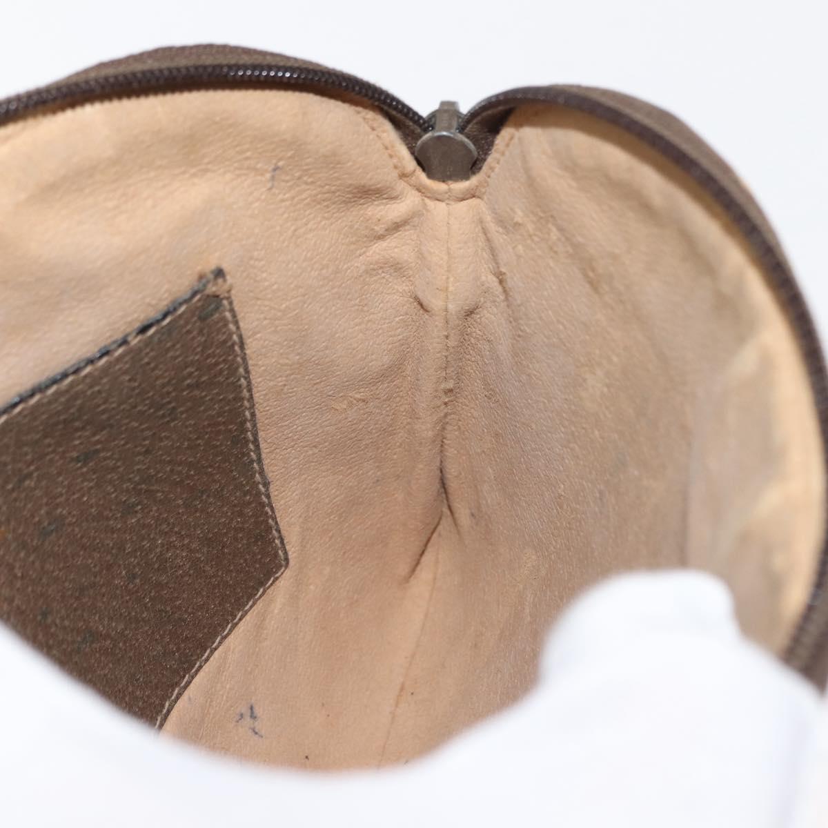 GUCCI GG Supreme Web Sherry Line Bag PVC Beige Gold 904 02 047 Auth 146714