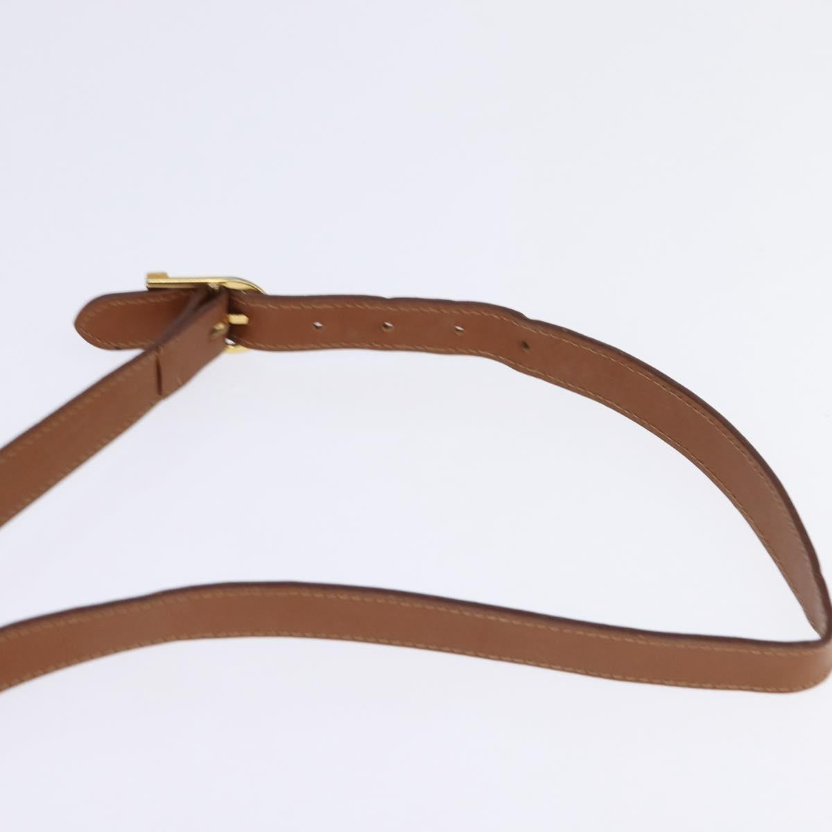 BALENCIAGA Shoulder Bag PVC Navy Gold Auth 146719