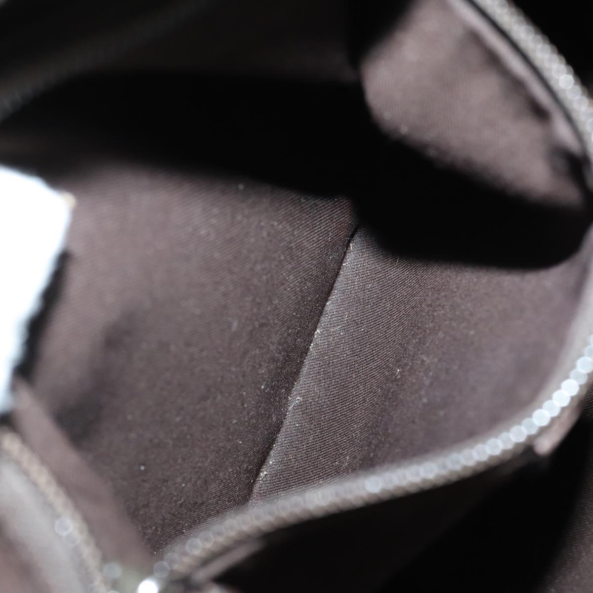 GUCCI GG Supreme Shoulder Bag PVC Beige Silver 141626 Auth 146723