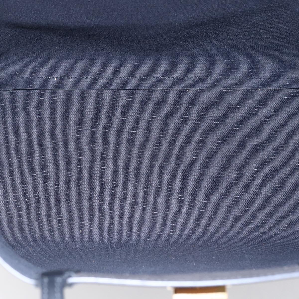 Salvatore Ferragamo Gancini Tote Bag PVC Leather Beige Auth 146724V