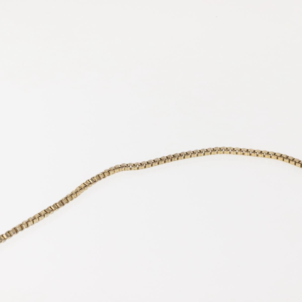 Salvatore Ferragamo Gancini Chain Shoulder Bag Leather Red Gold Auth 146725