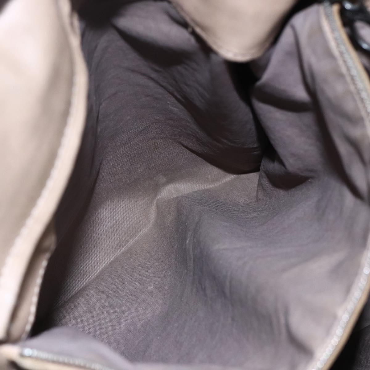 BOTTEGA VENETA INTRECCIATO Tote Bag Leather Beige Auth 146728