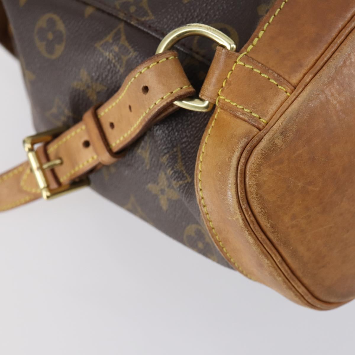 LOUIS VUITTON Monogram Montsouris MM Backpack M51136 LV Auth 146740
