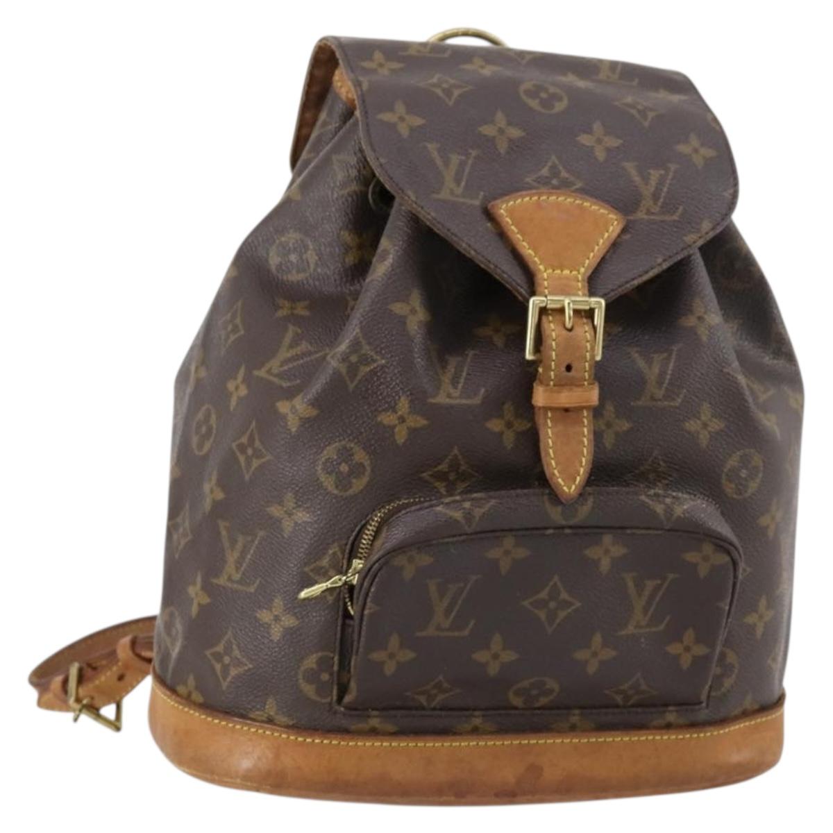LOUIS VUITTON Monogram Montsouris MM Backpack M51136 LV Auth 146740