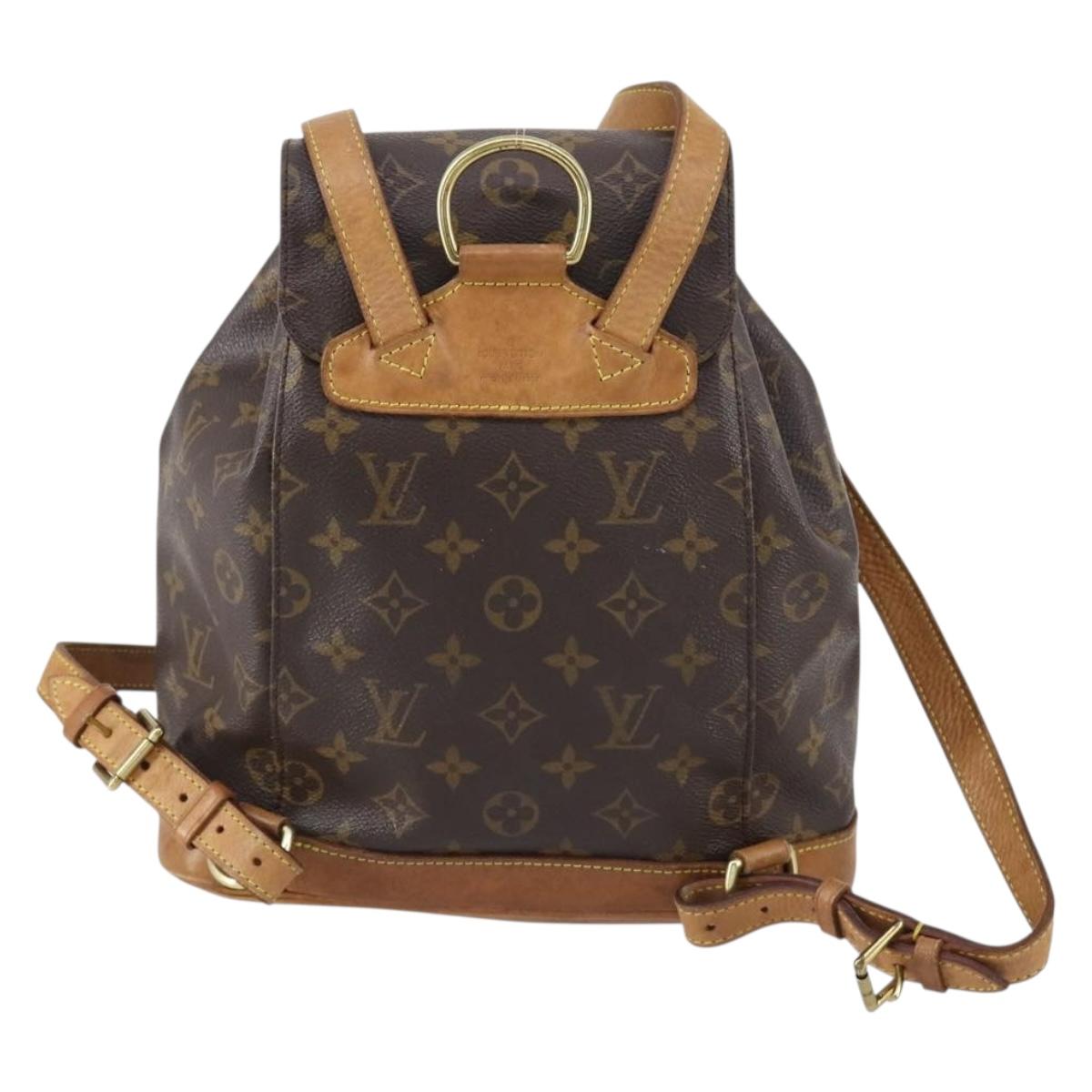 LOUIS VUITTON Monogram Montsouris MM Backpack M51136 LV Auth 146740