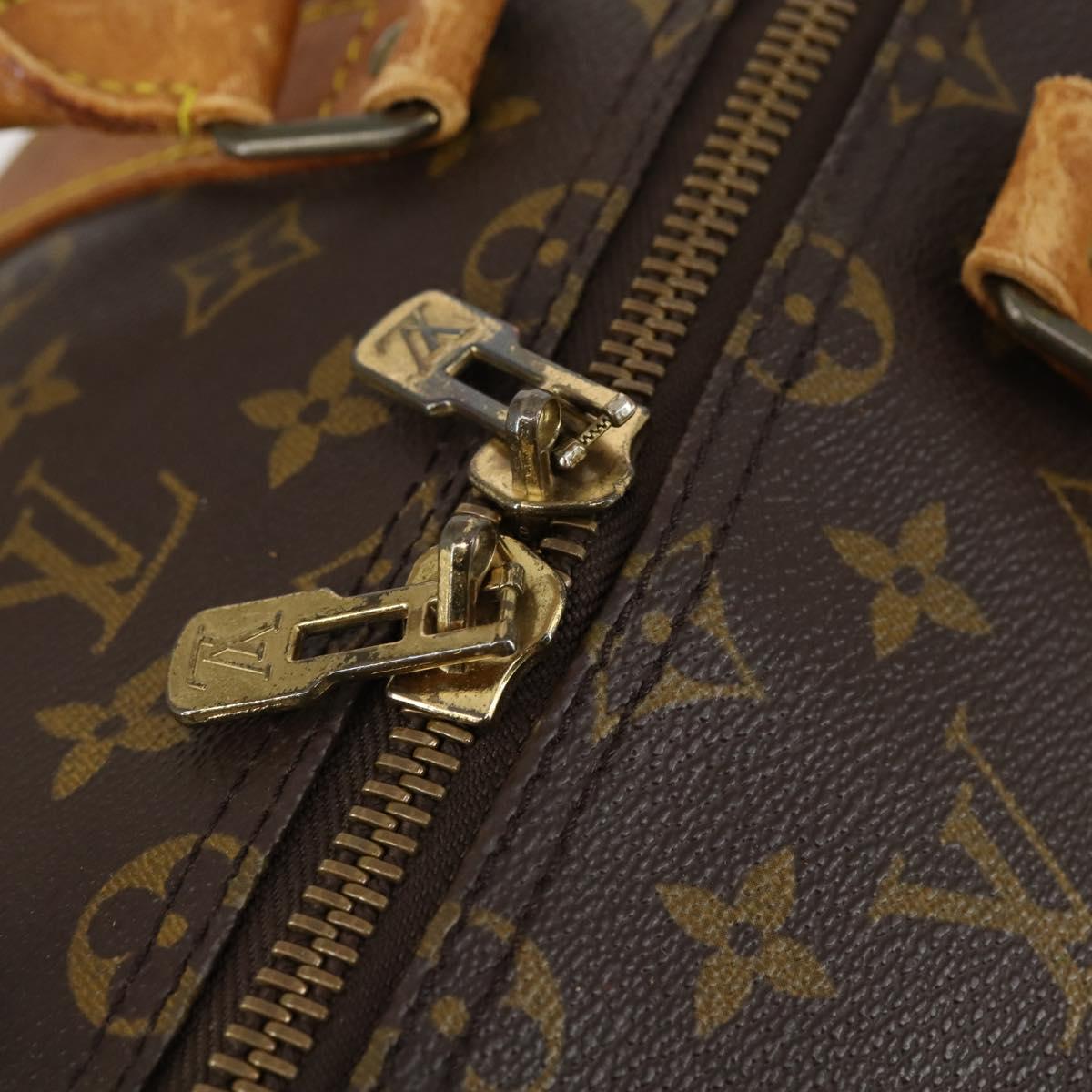 LOUIS VUITTON Monogram Keepall Bandouliere 55 Boston Bag M41414 LV Auth 146741