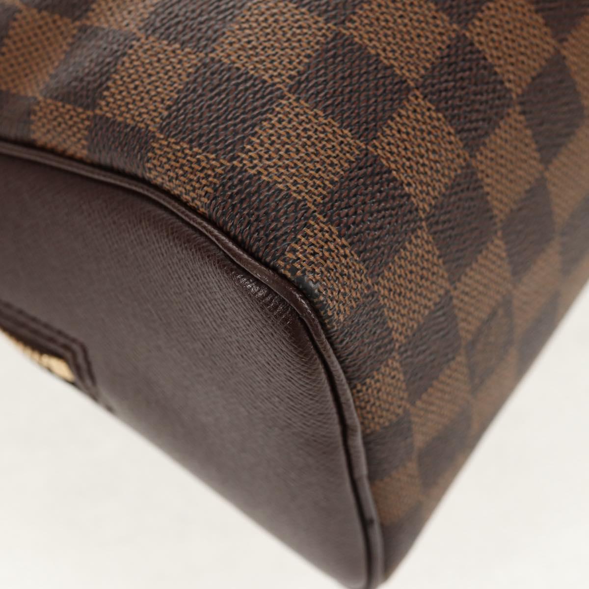 LOUIS VUITTON Damier Ebene Brera Hand Bag N51150 LV Auth 146743V