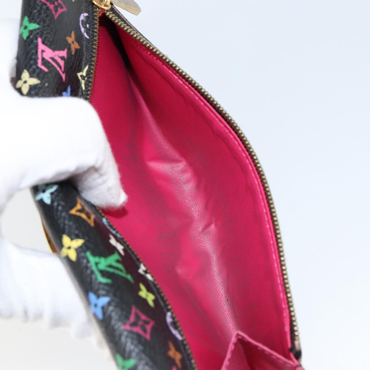 LOUIS VUITTON Monogram Multicolor Portefeuille Eugenie Wallet M93738 Auth 146747